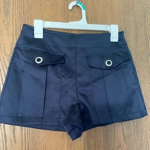 Zara navy shorts